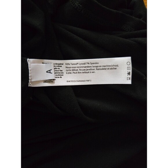 Eileen Fisher Medium Black Tencel Blend Long Belted Duster Cardigan Sweater - Picture 8 of 10